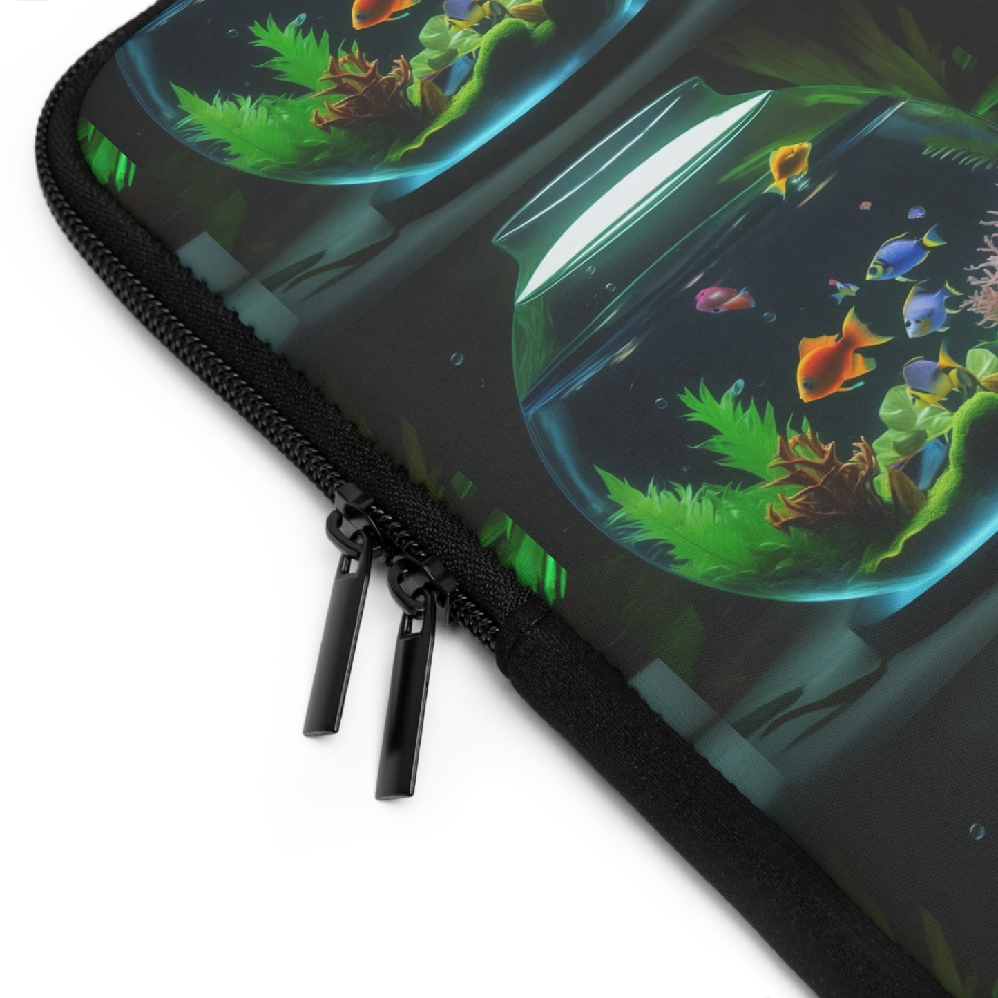 Tropical Laptop Sleeve, 5 Sizes - Perfect for Fish Lovers & Students / Tropical Fish Bowl #2