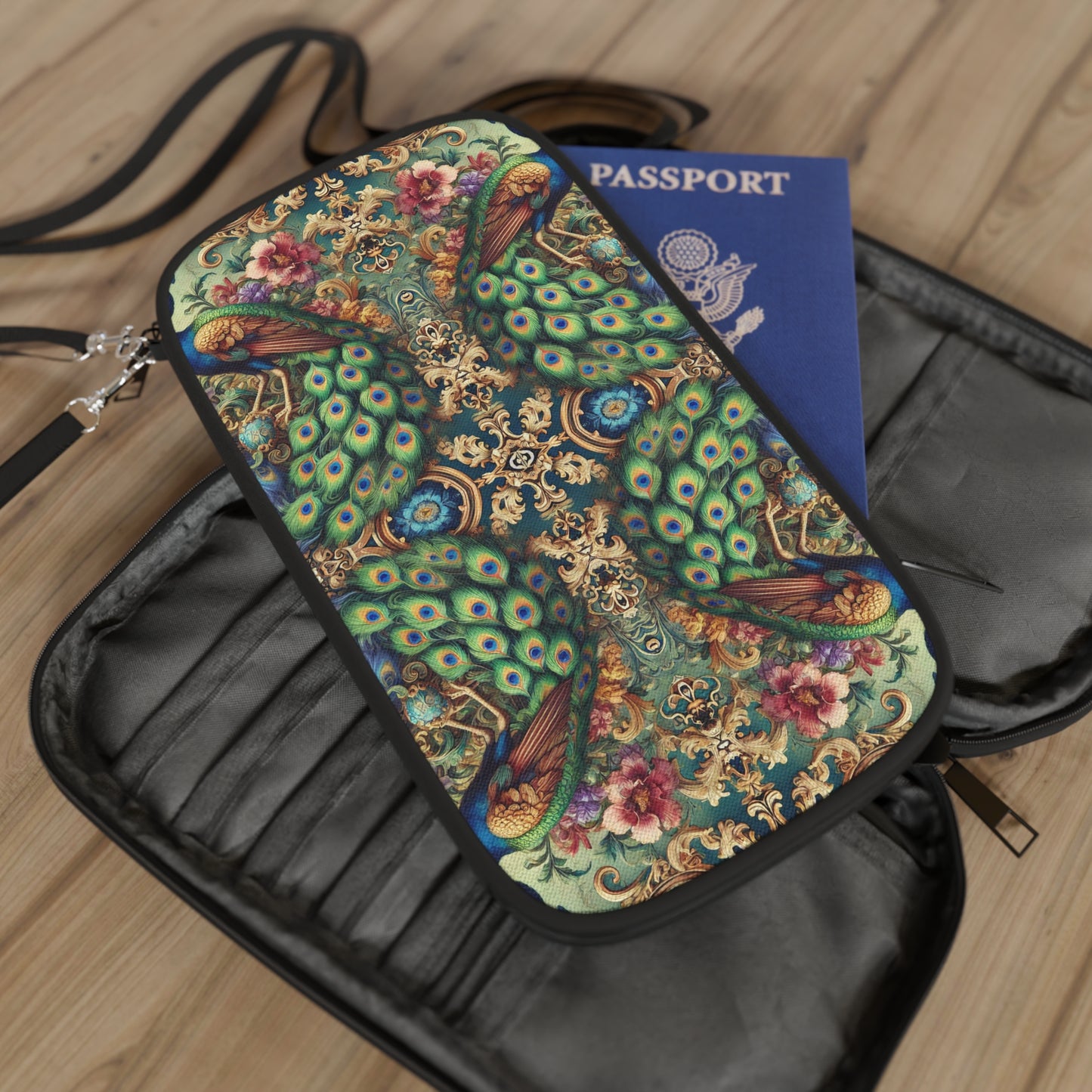 Passport Wallet – Perfect for Travelers & Adventurers / Peacocks Royale