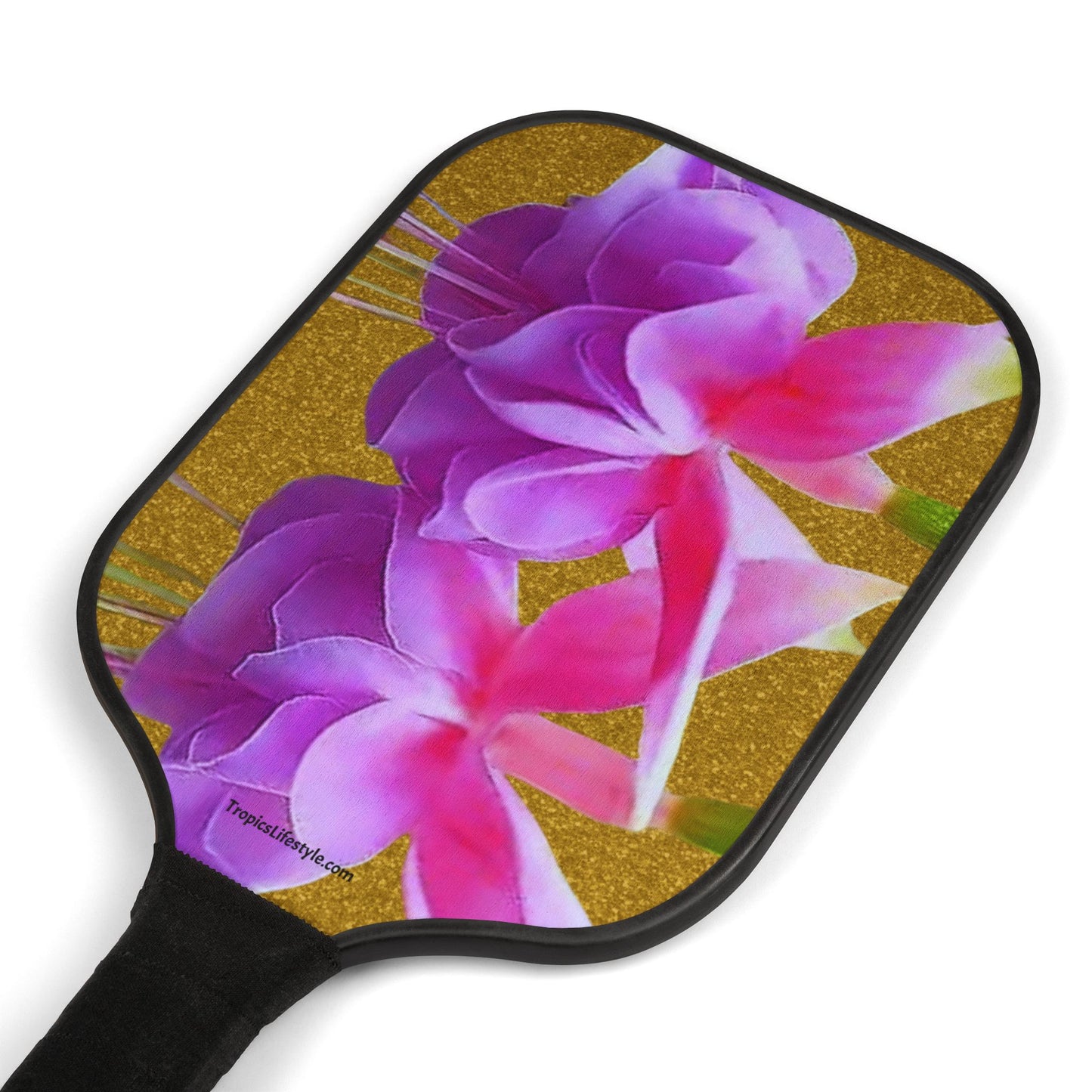 Pickleball Kit - Two Fuchsias, Gold