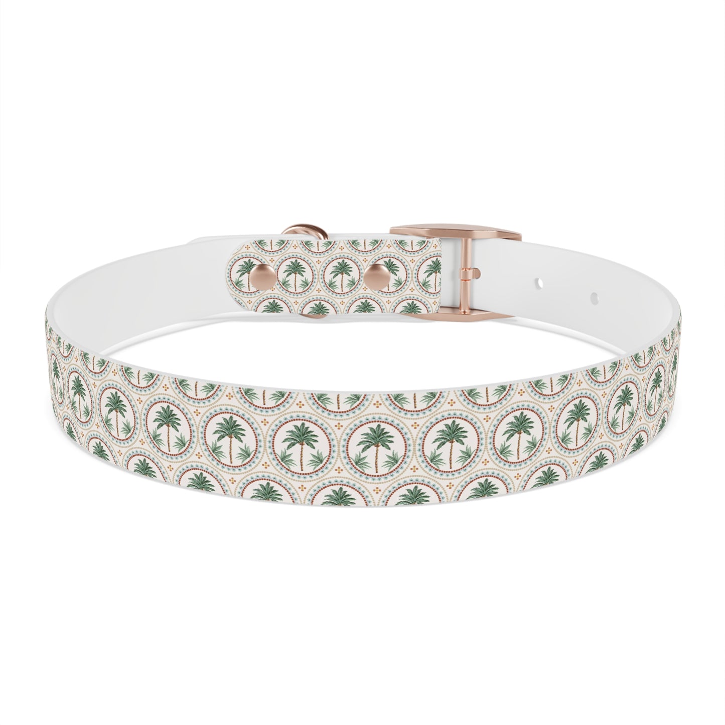 Dog Collar - Mosaic Palm Tree