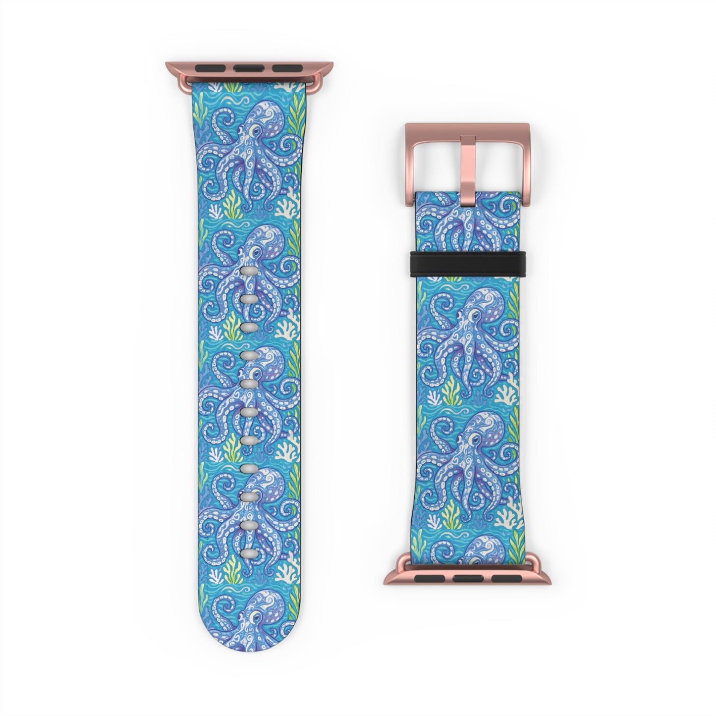 Apple Watch Band - Octopus Kraken Joe, Blue