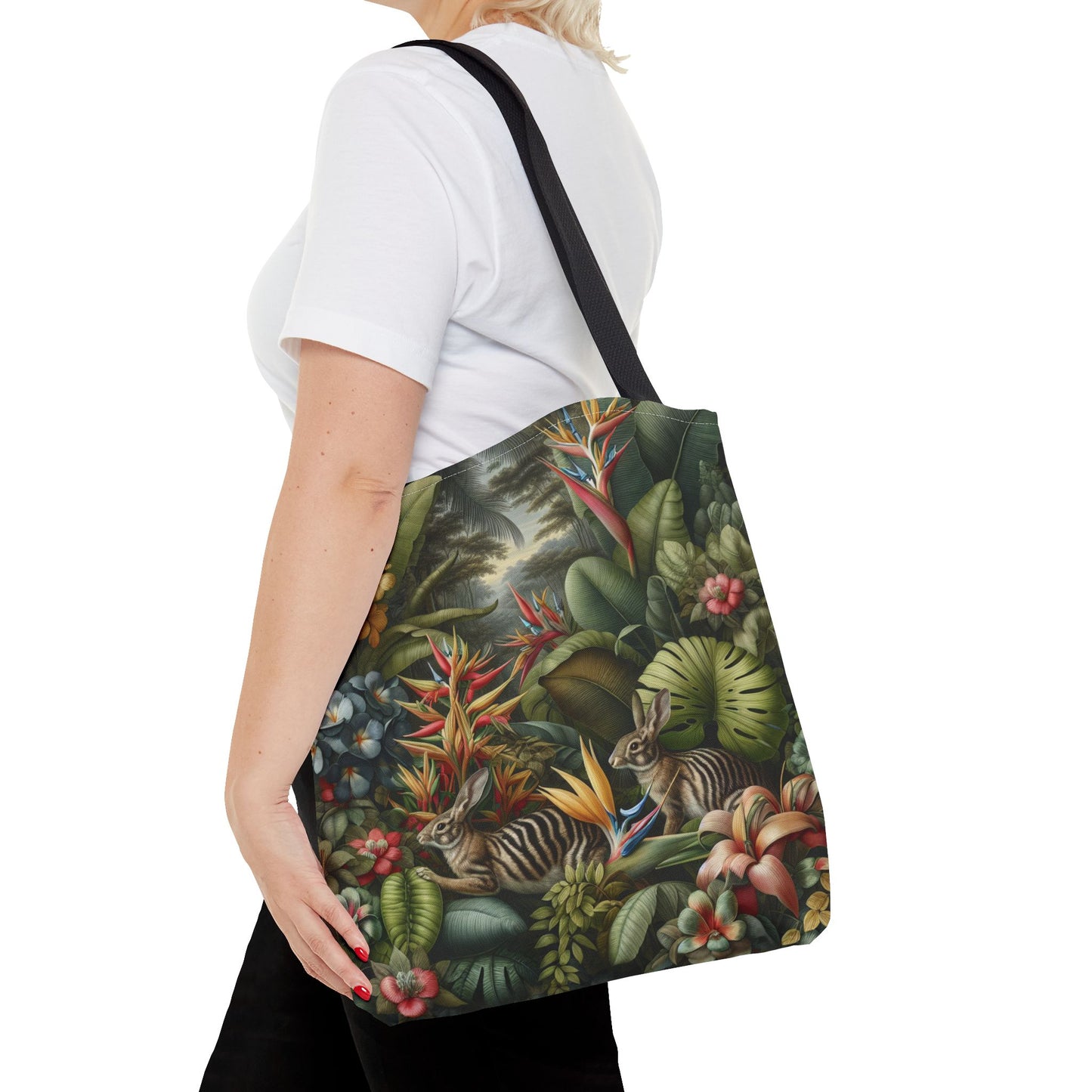 Rainforest Rabbit Outing Tote Bag - 3 Sizes