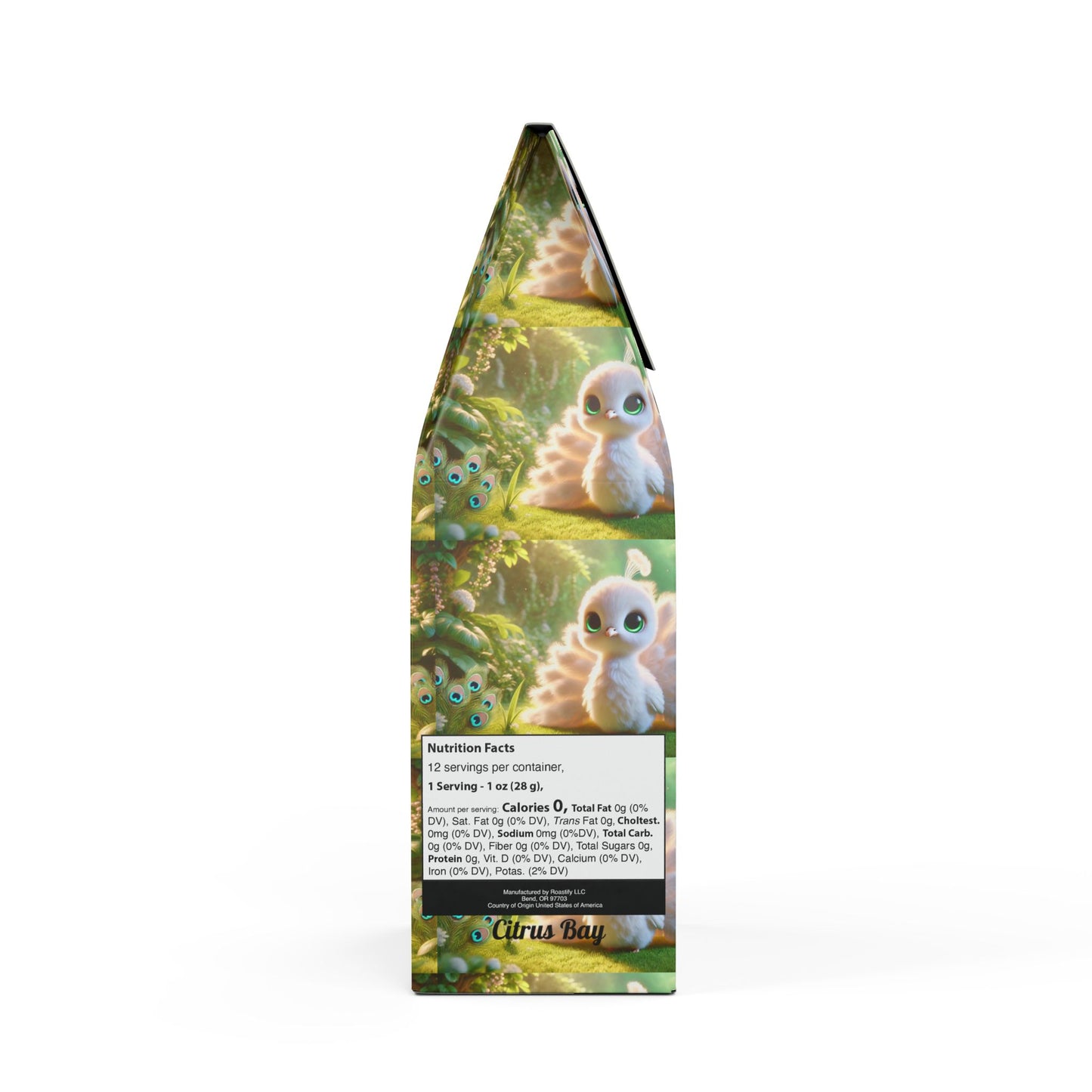 Citrus Bay Blend™ (Medium Roast) Specialty Grade Craft Coffee / Baby White Peacock