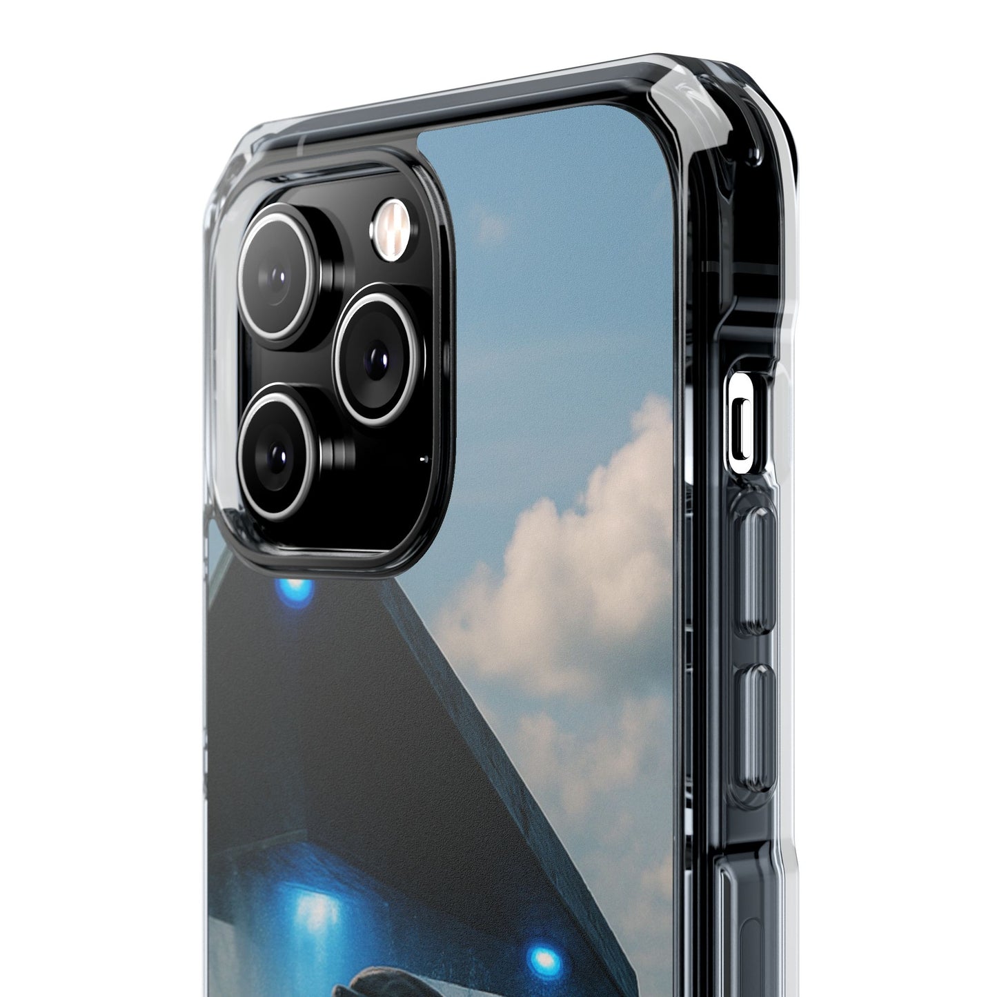 UFO and Dolphin Magnetic Clear Phone Case, Many Models