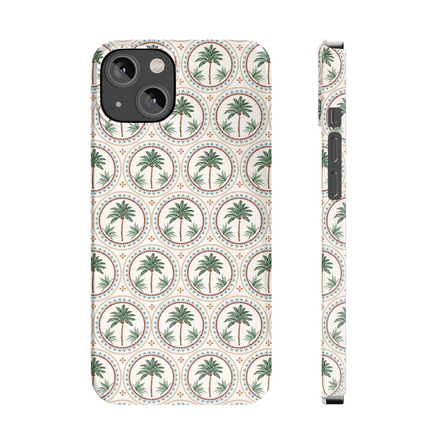 Slim Phone Cases - Mosaic Palm Tree