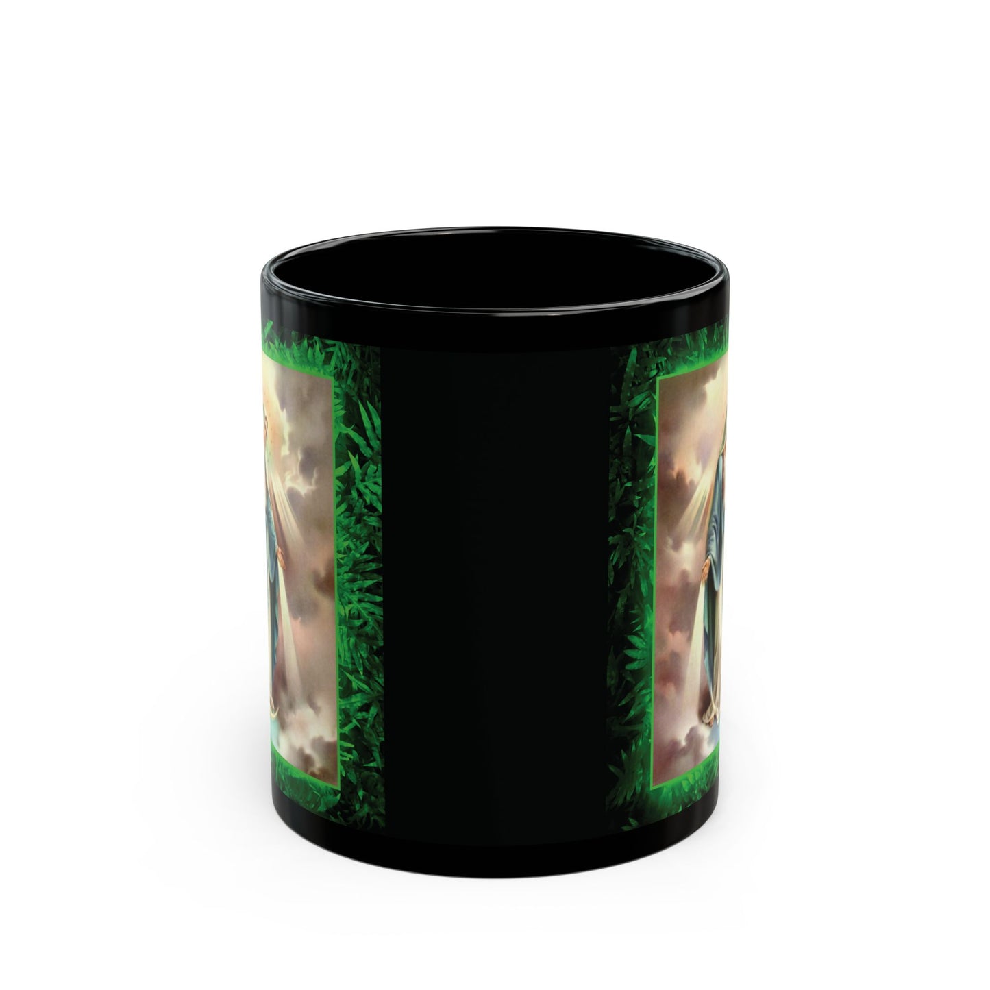 Black Coffee Mug - Tropical Our Lady of Grace