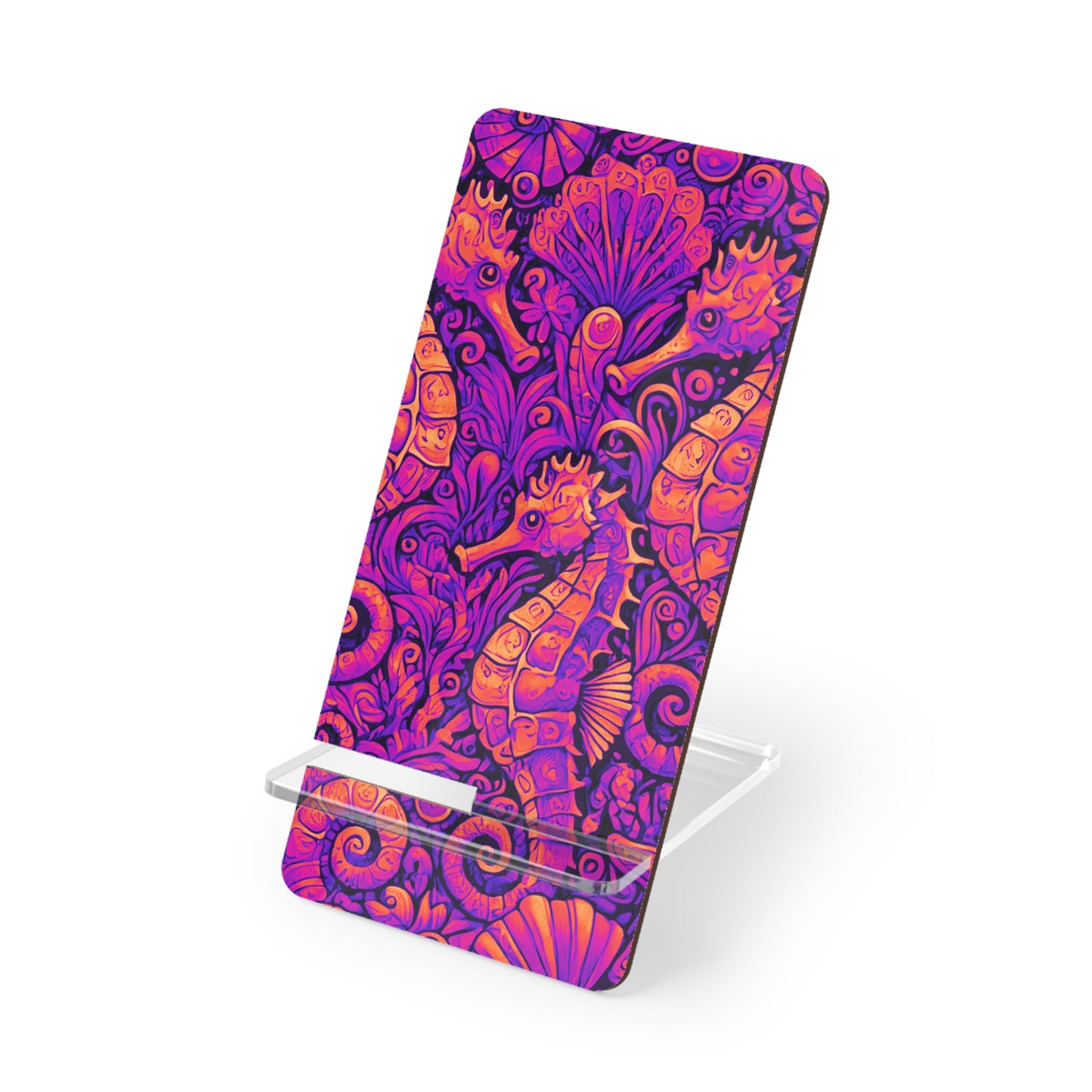 Stylish Smartphone Display Stand - Seahorse Trio/Heatwave