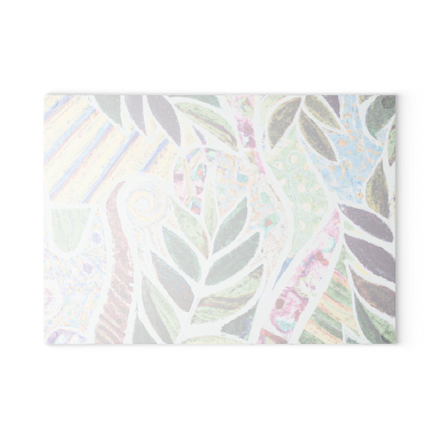 Glass Cutting Board, 2 sizes - Amazon Whimsy, Vintage