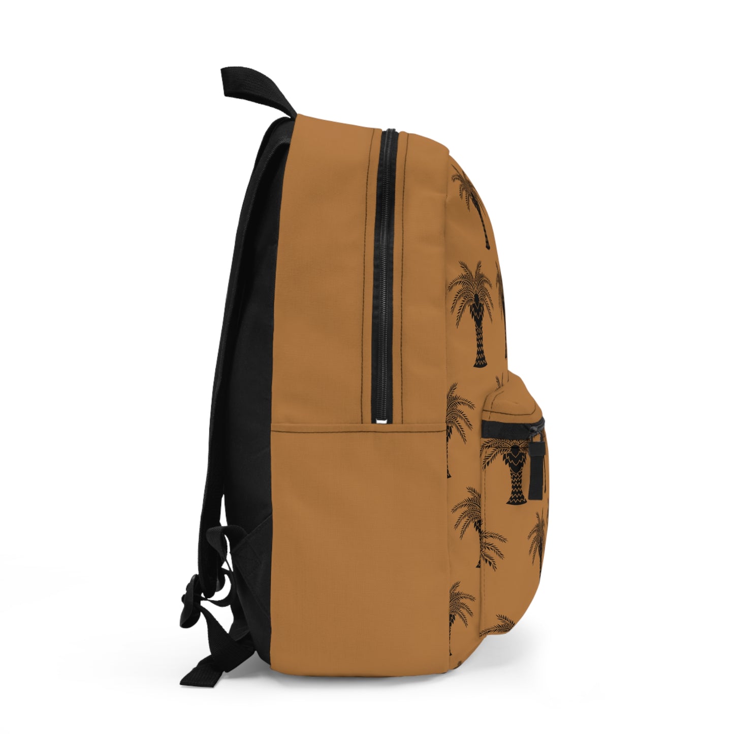 Tropical Backpack  / Stylized Palm, lt. brown