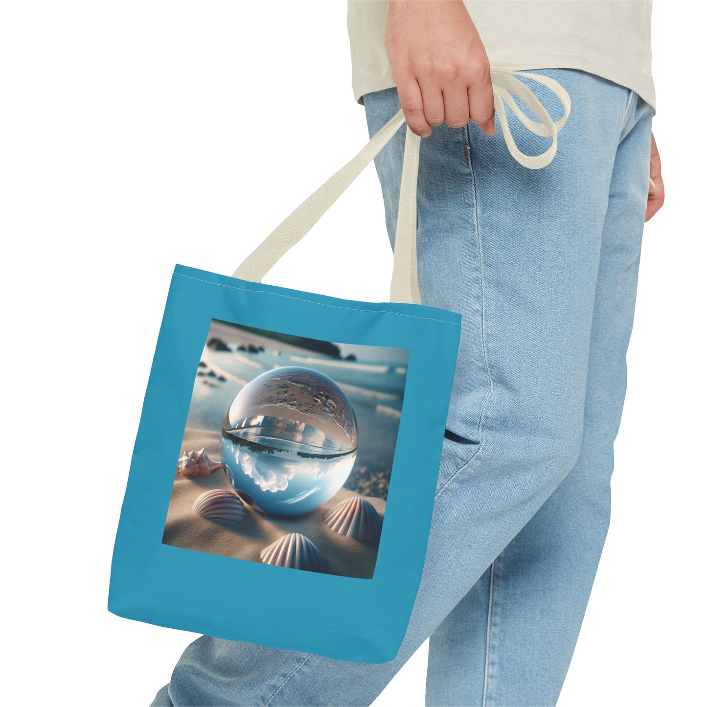 Crystal Ball With Shells Tote Bag - 3 Sizes