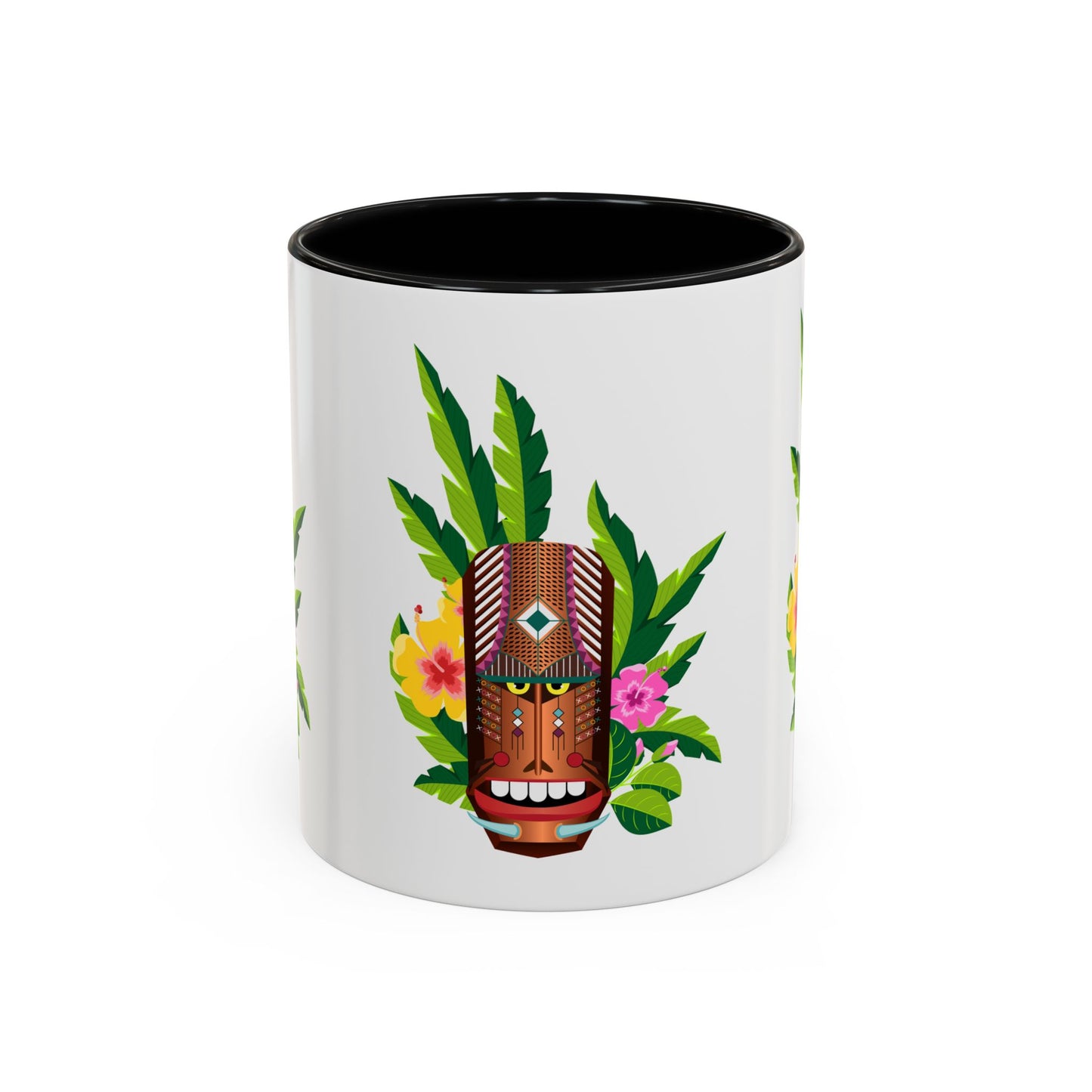 Accent Coffee Mug (11, 15oz), 8 Colors - Tiki Boss Loika