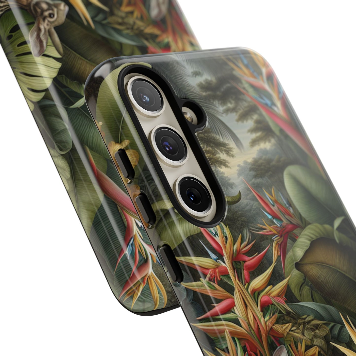 Rainforest Rabbit Outing Phone Case - Tough Cases with Summer Vibe