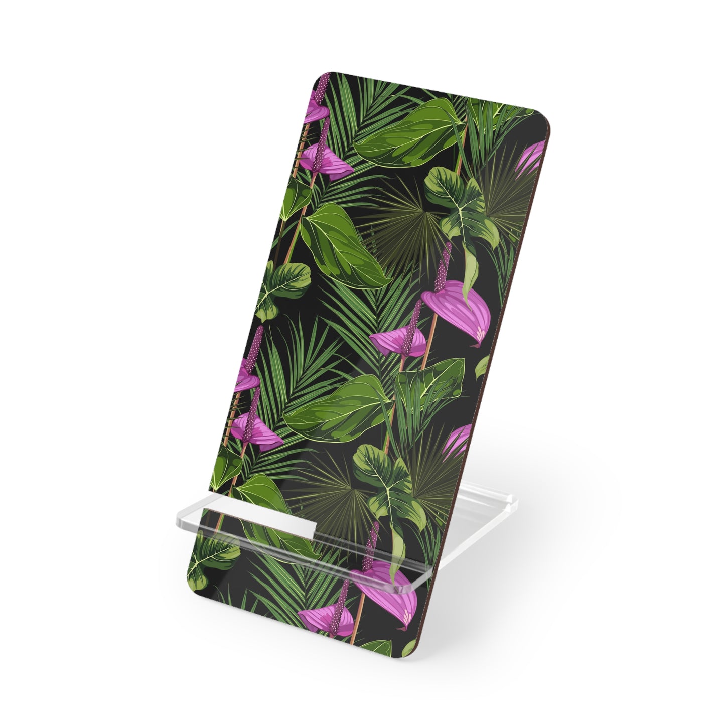 Mobile Display Stand for Smartphones, Anthurium and Palm