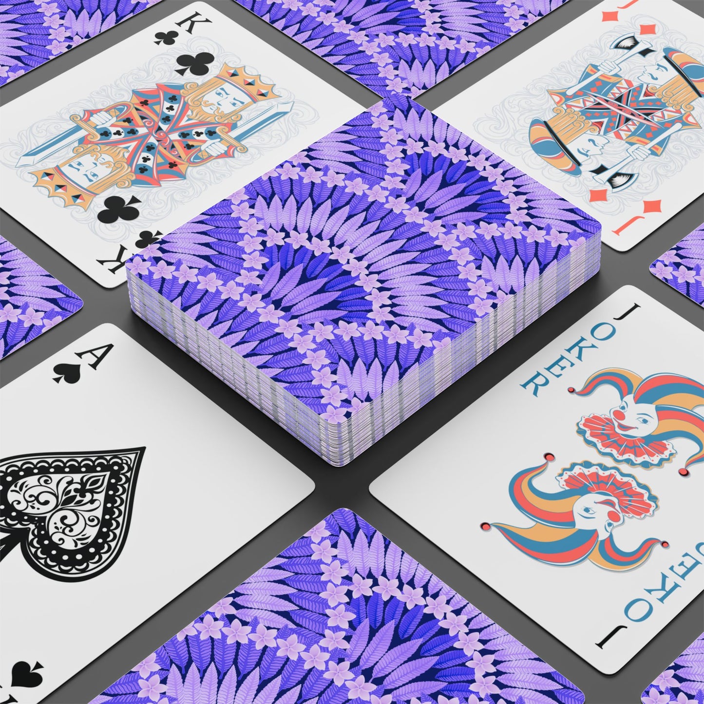 Poker Playing Cards - Plumeria and Palms