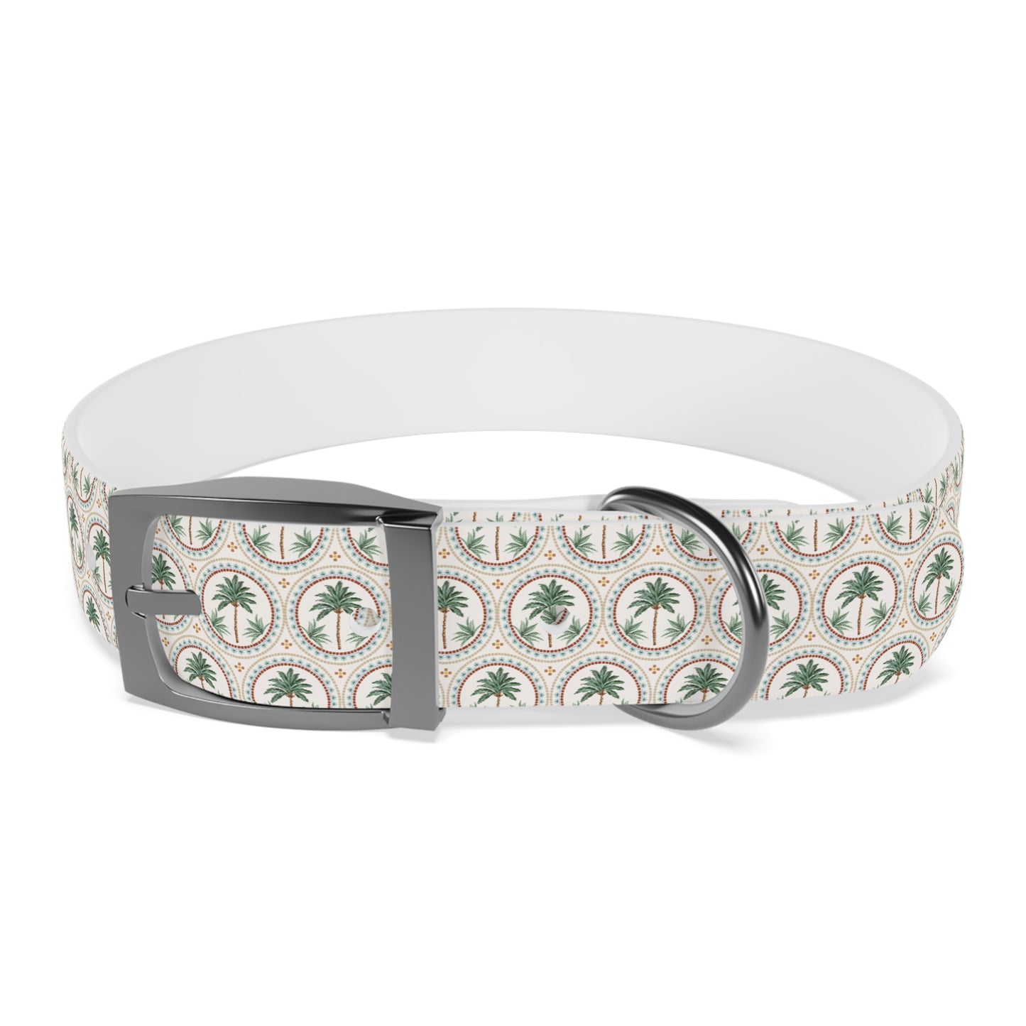 Dog Collar - Mosaic Palm Tree