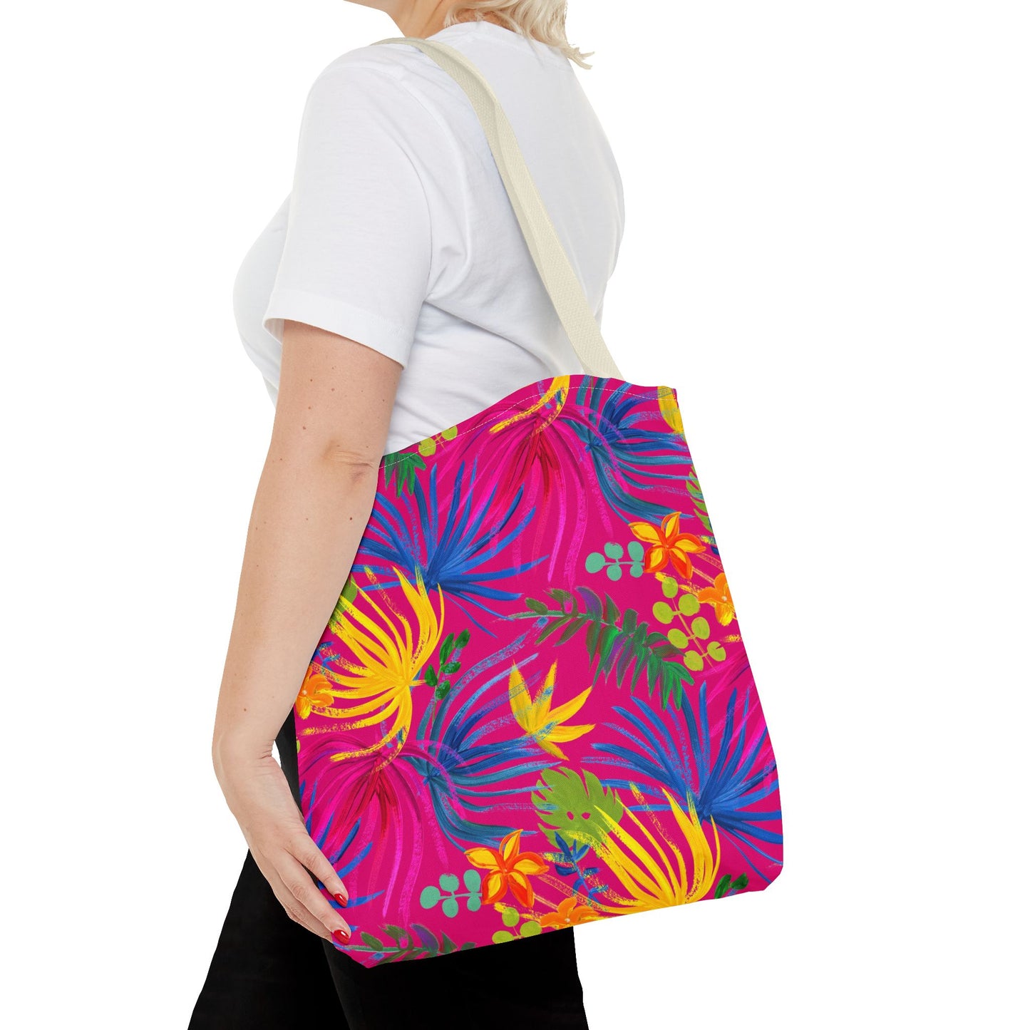 Tropical Flowers Exotic Flora Tote Bag - 3 Sizes