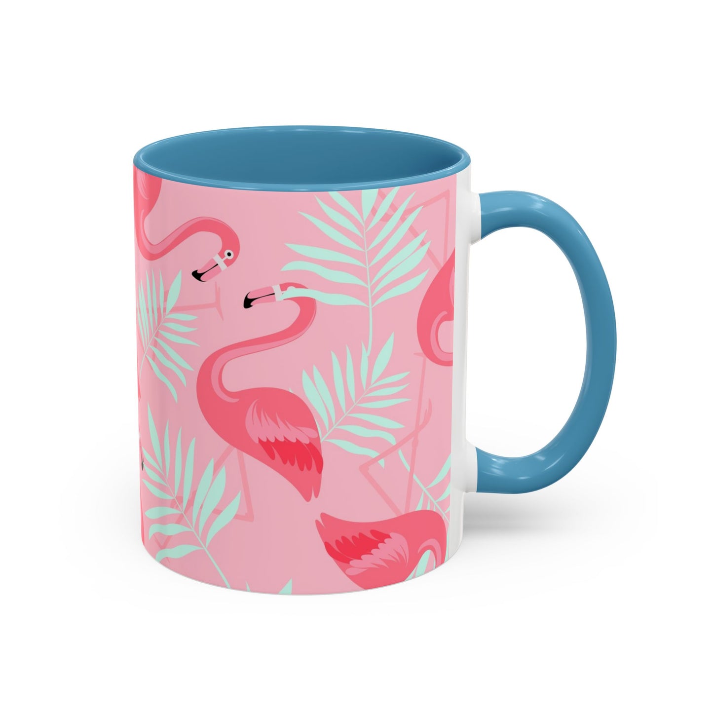 Copy of Accent Coffee Mug (11, 15oz), Hawaiian Flowers / Various Colors