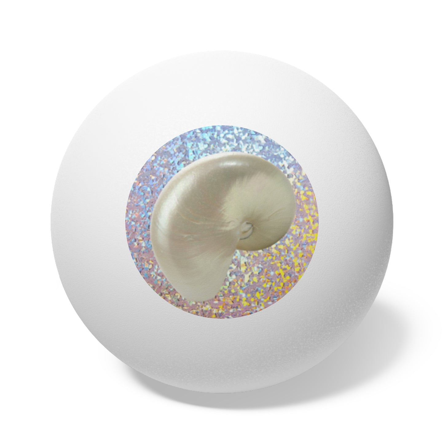 Tropical Paradise Ping Pong Balls - 6 Pack with Disco Natilus