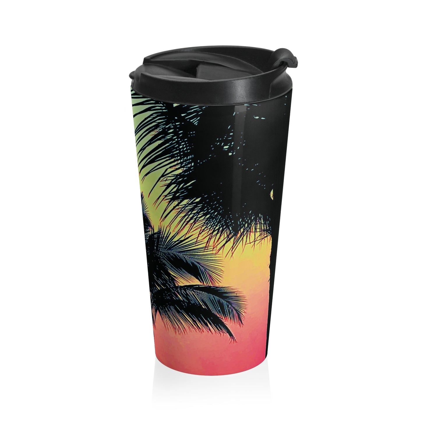 15 oz. Stainless Steel Travel Mug / Palm Glow Sangria