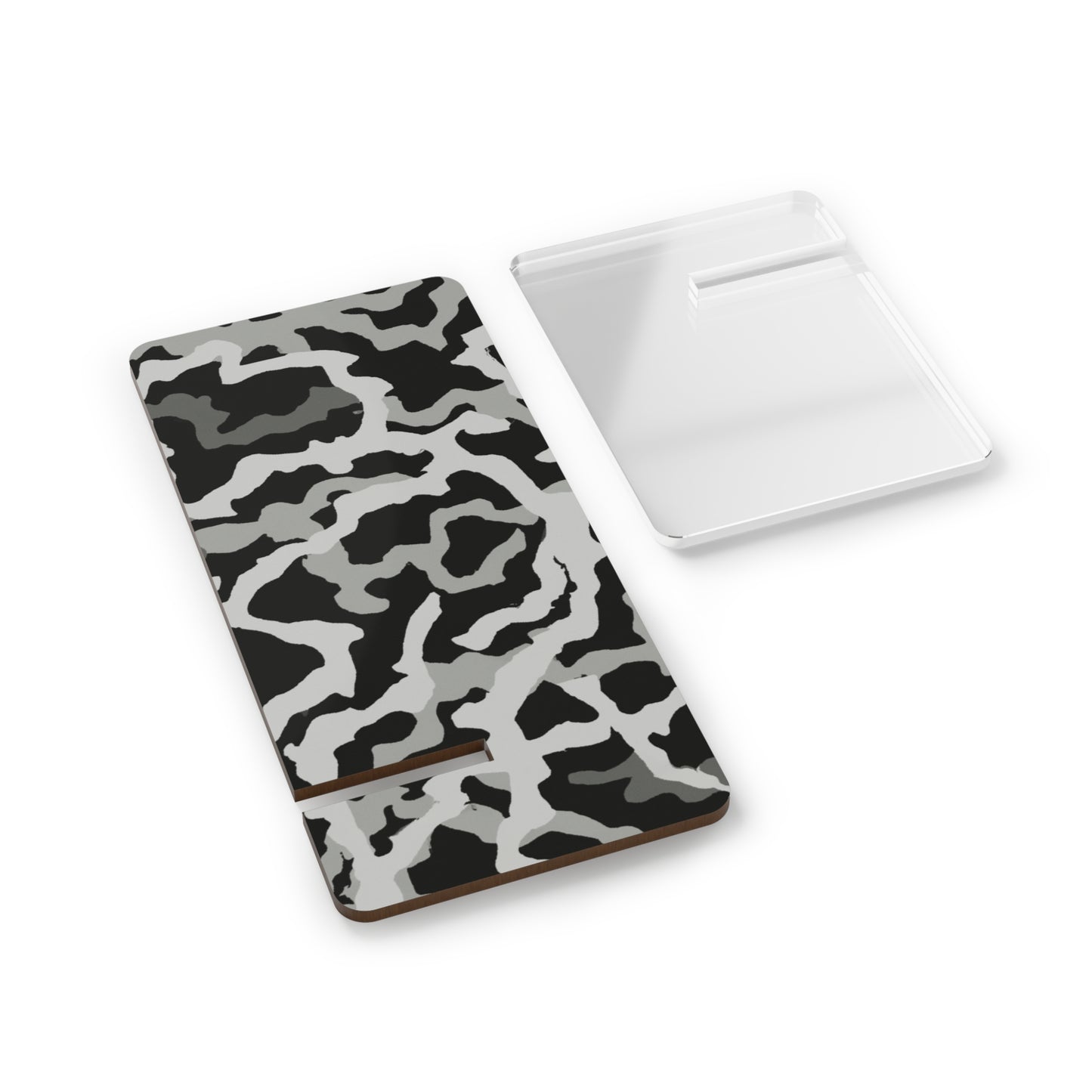 Tropical Smartphone Display Stand with Coral Threads/Noir