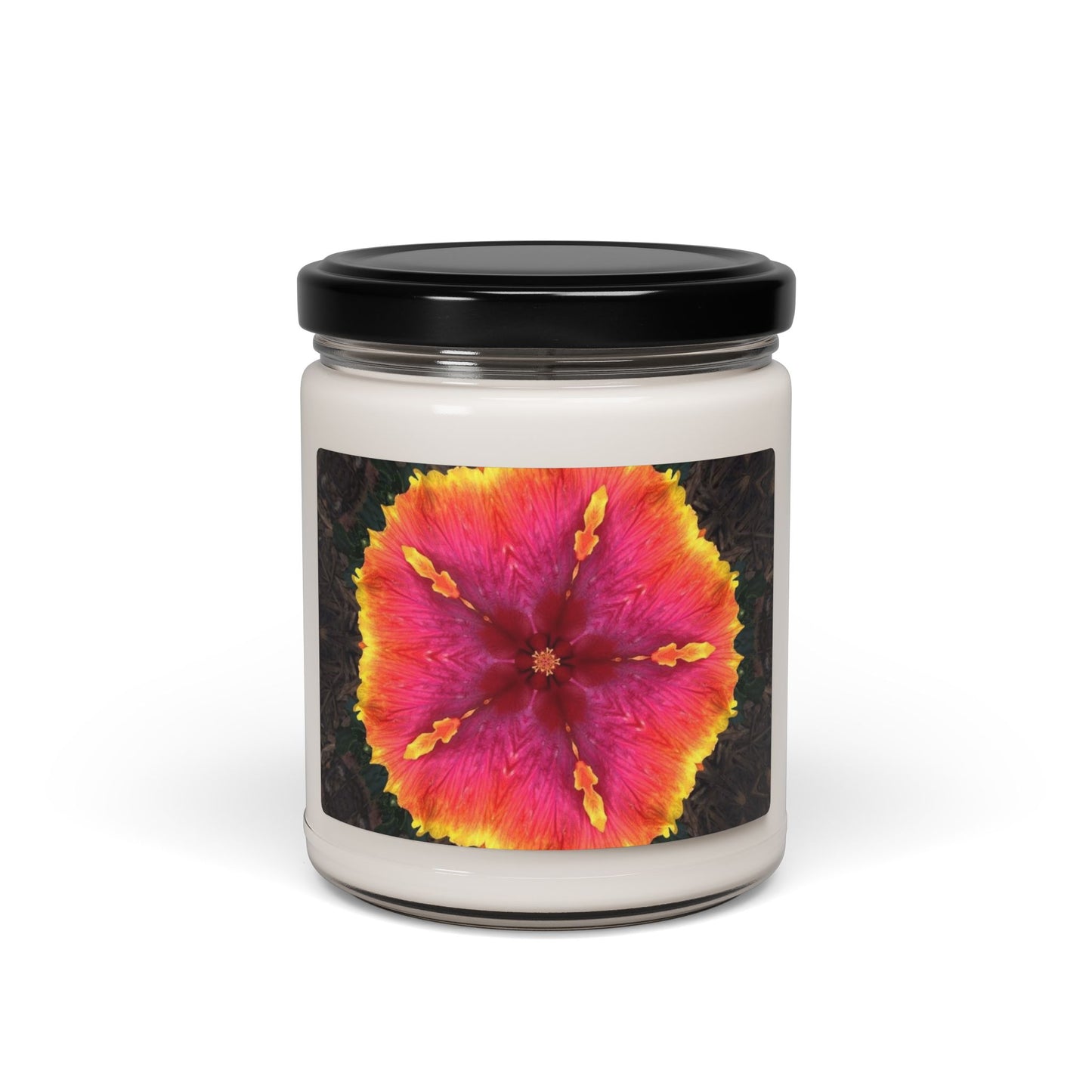 Scented Soy Candle, 9oz, Hibiscus Keleidoscope #1