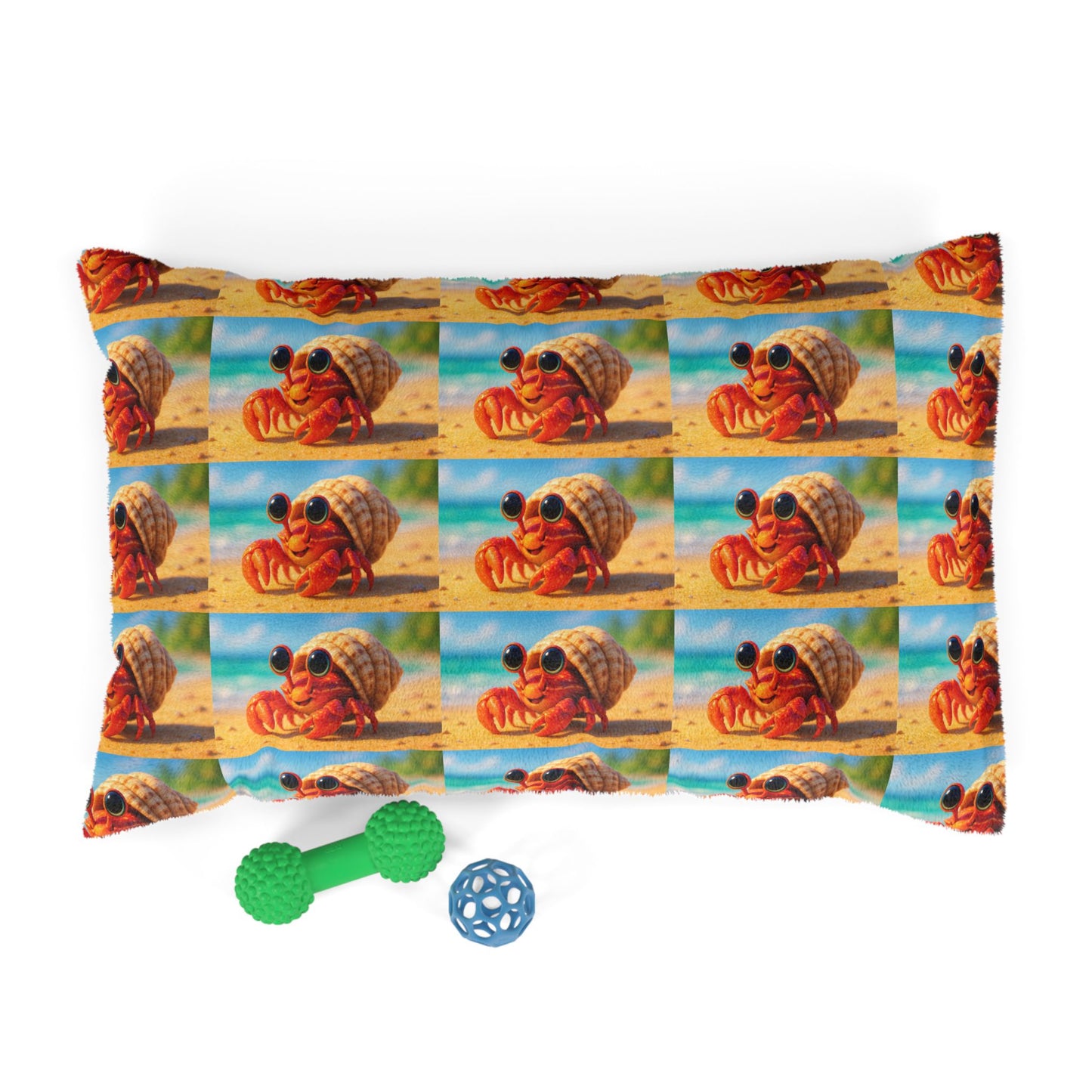 Baby Hermit Crab Pet Bed - Cozy and Fun Dog or Cat Bed for Beach Lovers