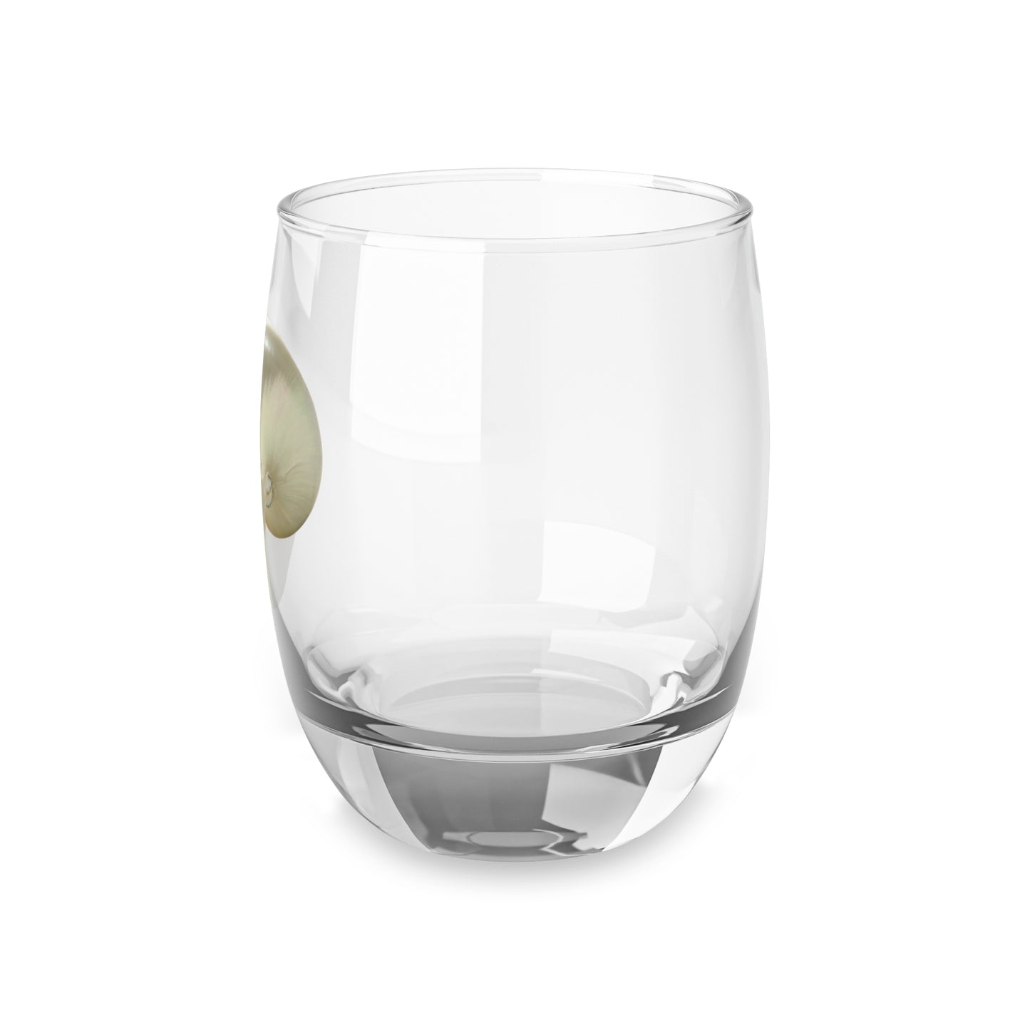Whiskey Glass, White Nautilus Shell
