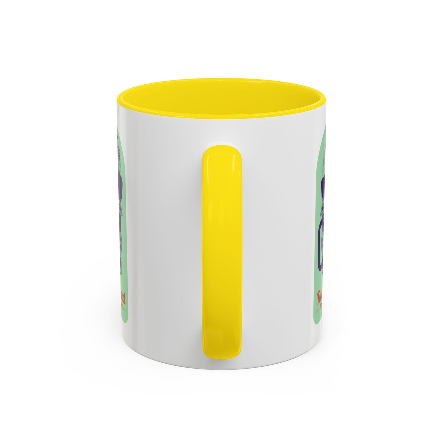 Tiki Island Accent Coffee Mug - Fun Tropical Drinkware for Beach Vibes, green