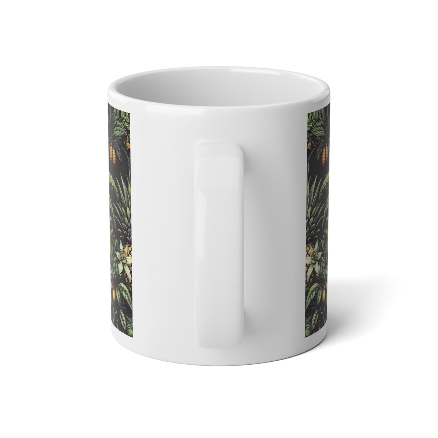 Jumbo Mug, 20oz, Tropical Fruit Black | Tropical Coffee Cup
