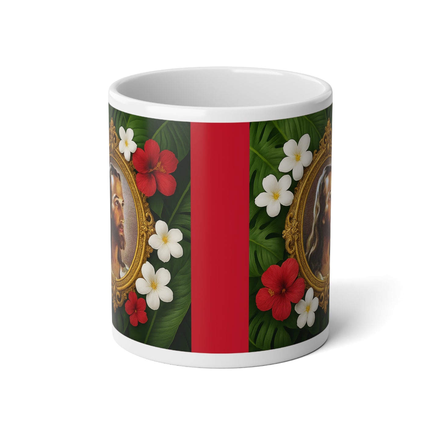 Religious Jumbo Mug, 20oz, Head of Christ | Tropical Coffee Cup