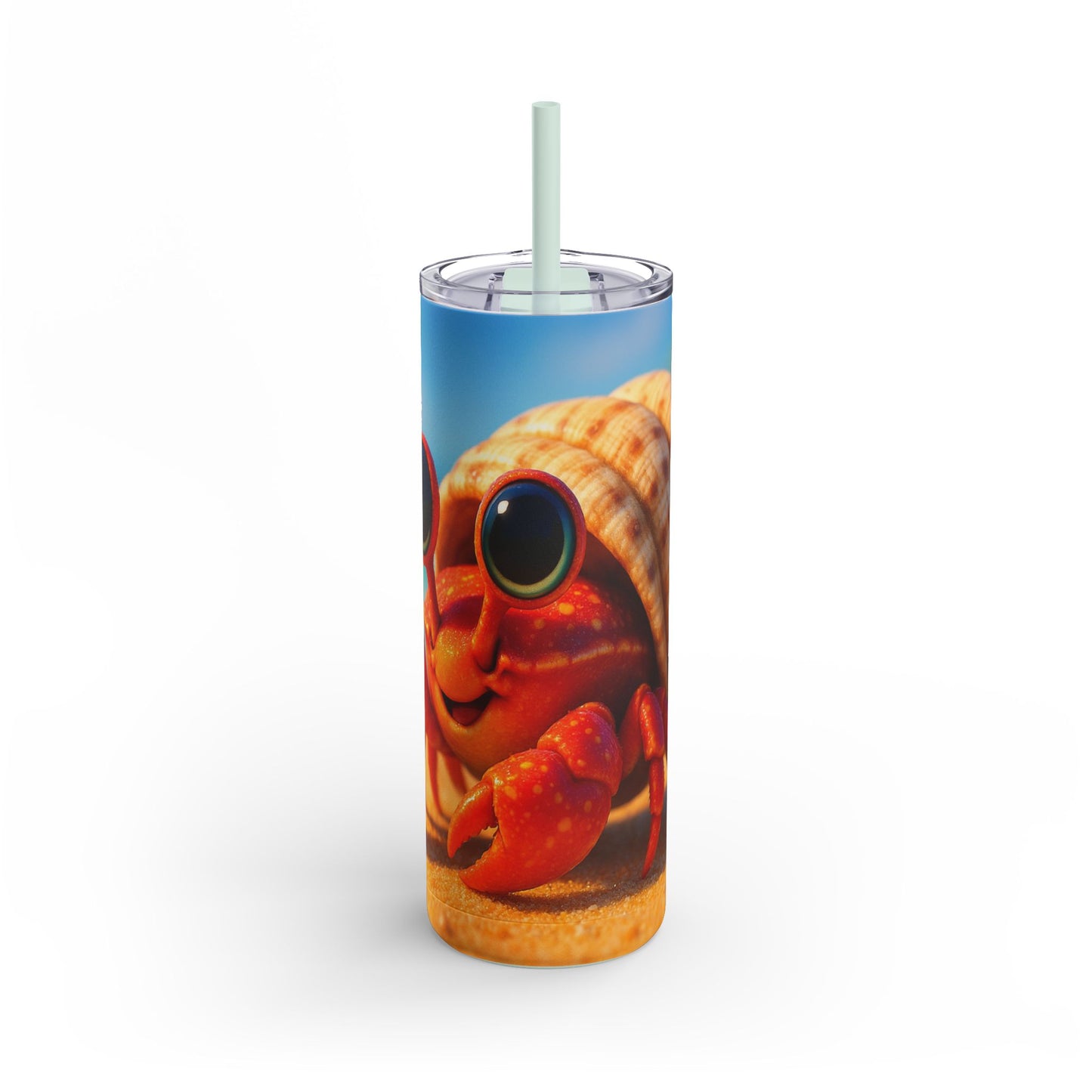 20oz Matte Tumbler, 7 Colors - Stylish Travel Cup - Baby Hermit Crab