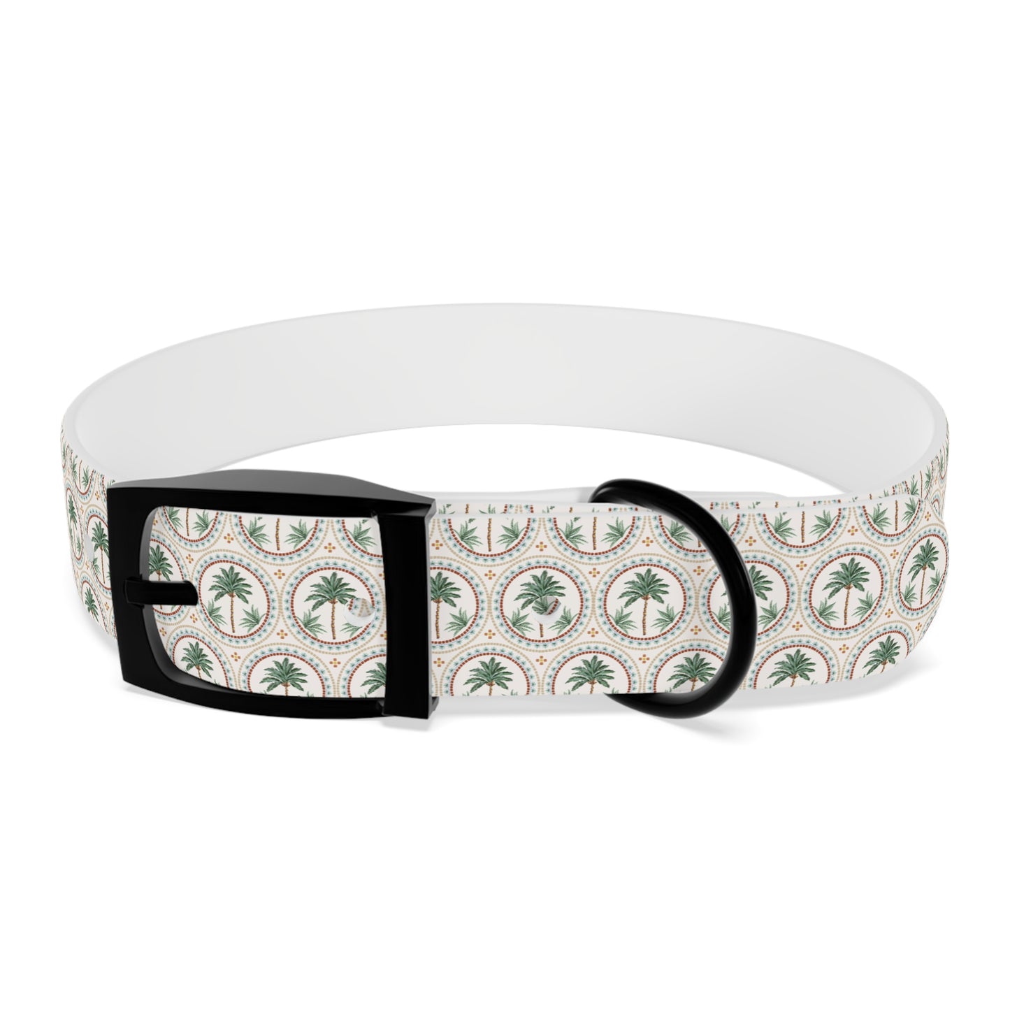 Dog Collar - Mosaic Palm Tree