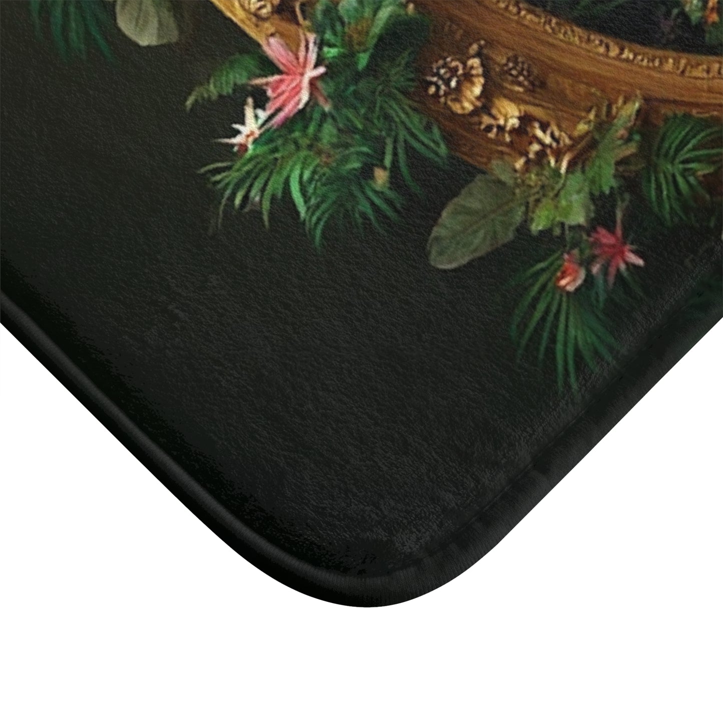 Golden Portal to Paradise Bath Mat, 2 Sizes - Tropical Vibes for Home Decor