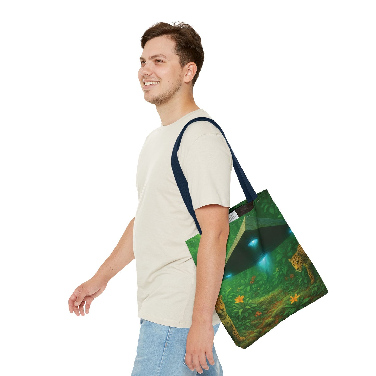 UFO and Jaguars Tote Bag - 3 Sizes