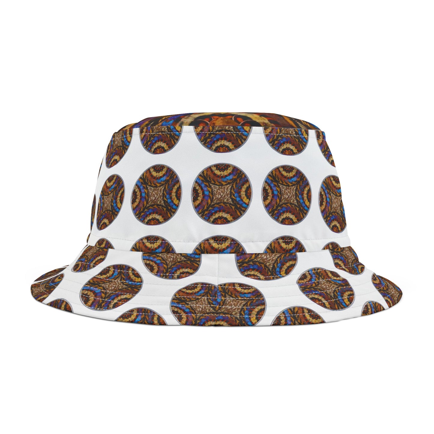 Tropical Polyester Bucket Hat, 2 Sizes - Real Butterfly Wing Plate #3