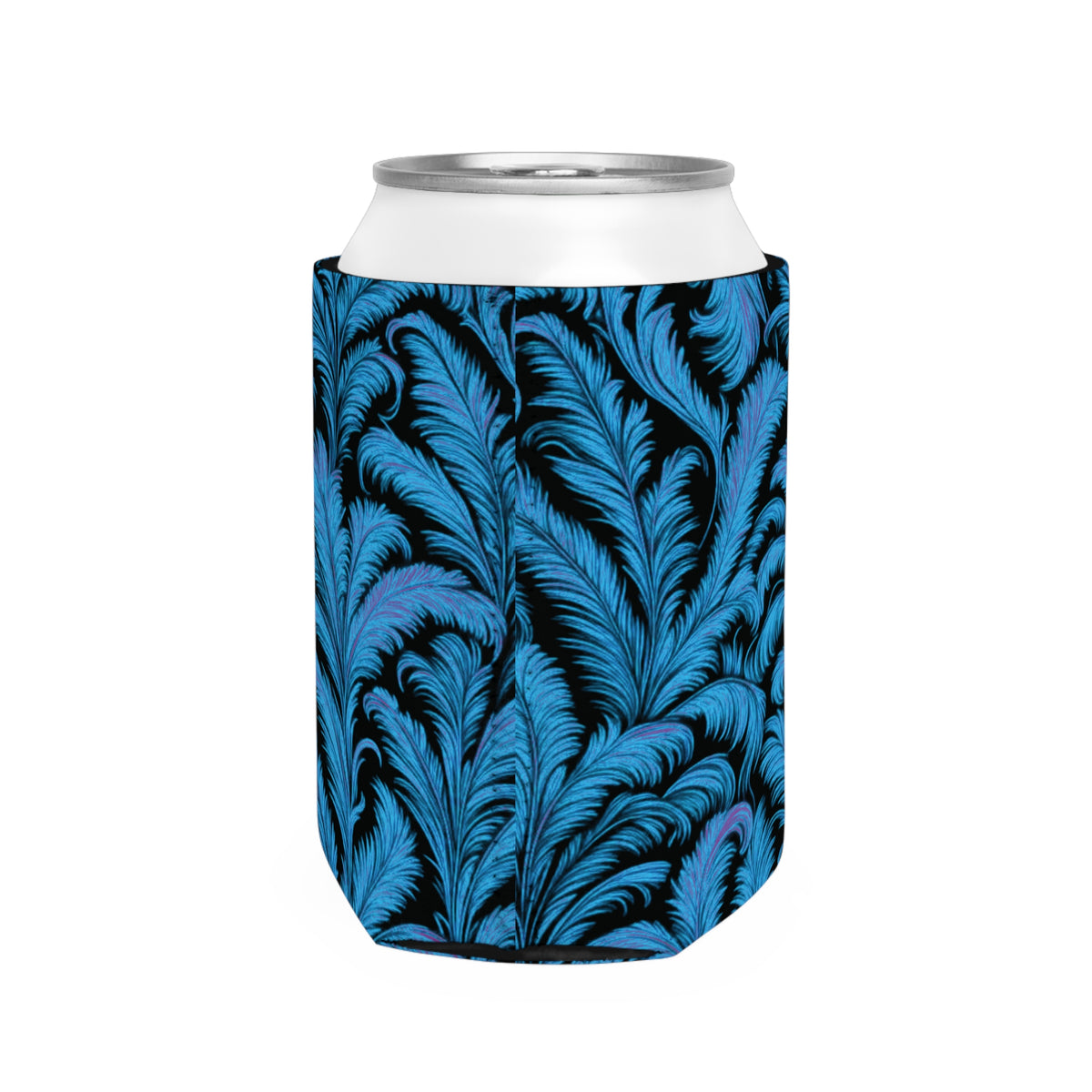 Rocco Blues/Black Can Cooler Sleeve - Perfect for Outdoor Picnics