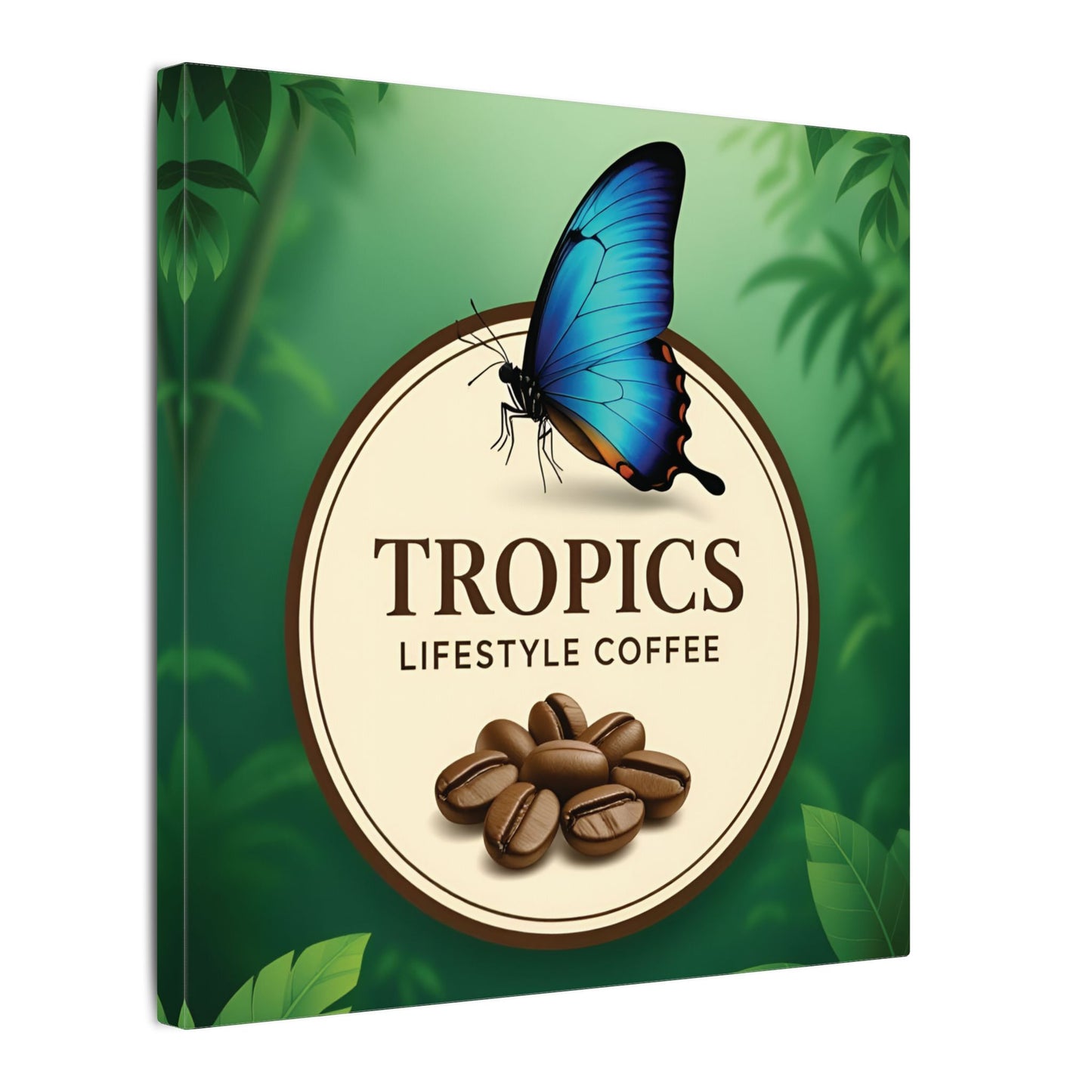 Tropical Wall Art — Butterfly & Beans, Tropics Lifestyle Coffee