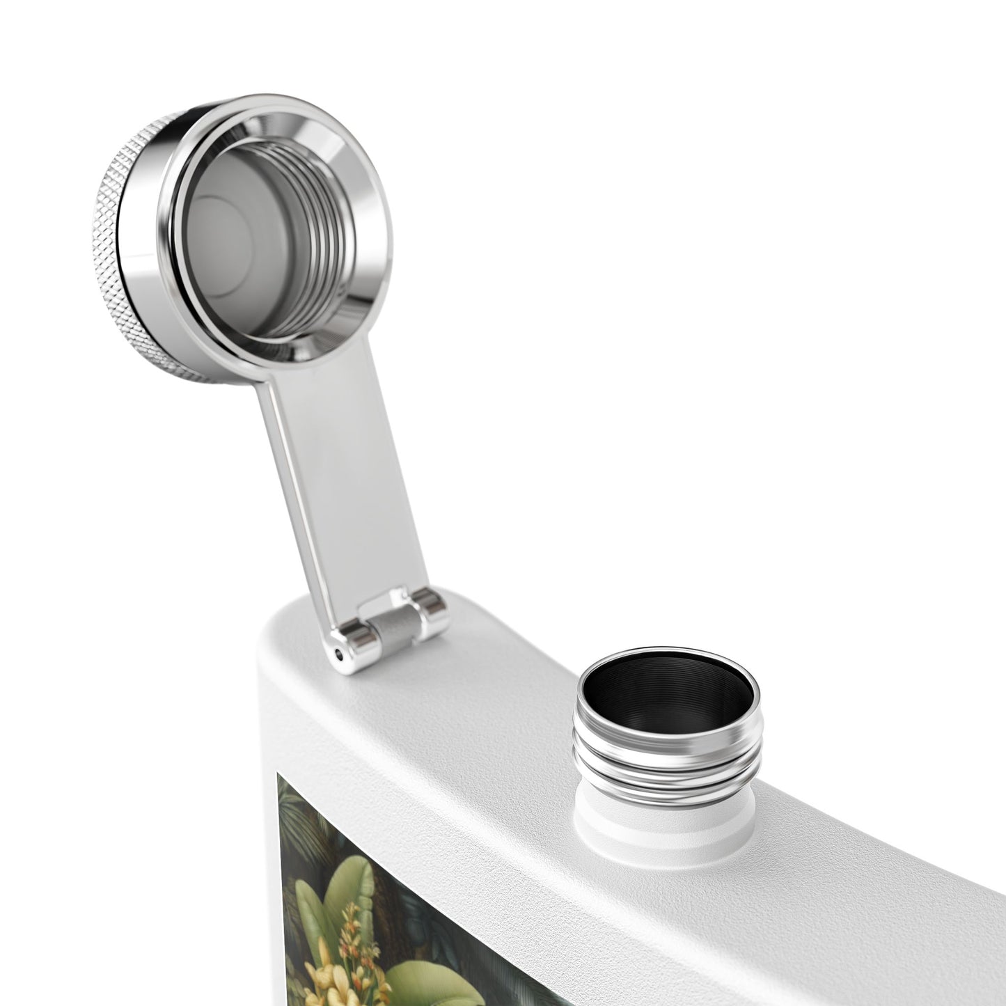 Tropical Stainless Steel 6 oz. Flask, Many Colors – Rainforest Rabbit Outing