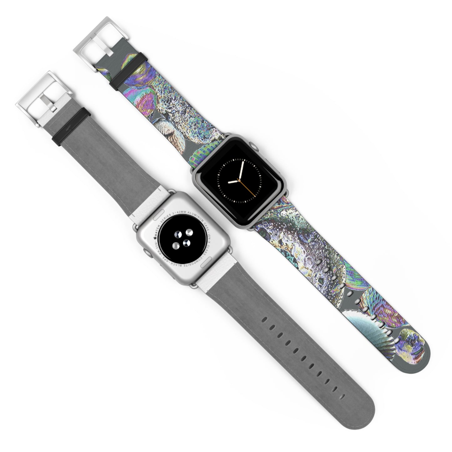 Apple Watch Band - Heatwave Seashell Collection, dark grey