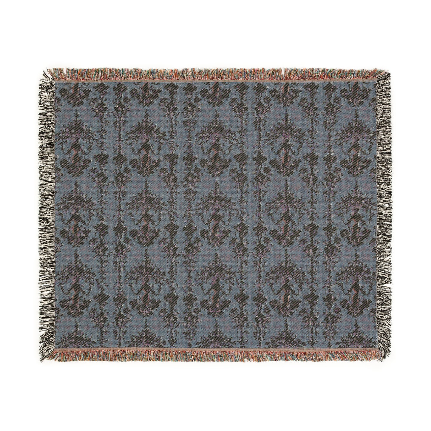 Woven Blanket, 3 Sizes - Tropical Home Decor / Pearl Lady Toile, Highborn Green