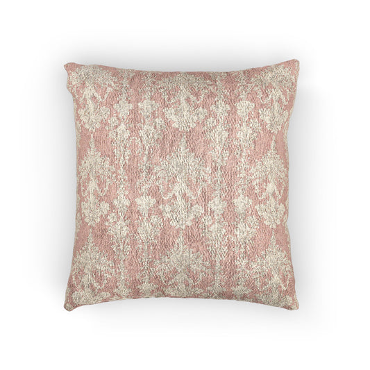 Woven Pillow, 17"W x 18"L ~ Pearl Lady Toile, Pink
