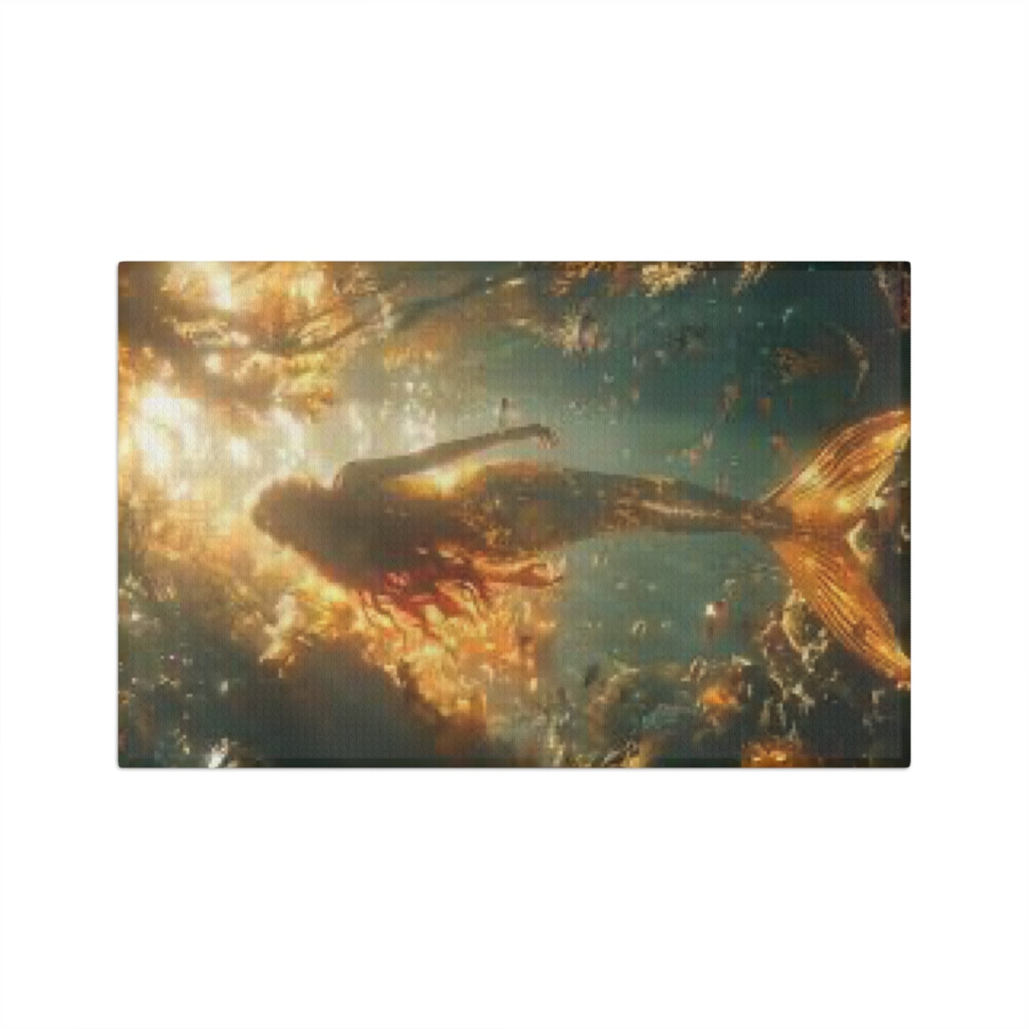 Microfiber Tea Towel ~ Solo Mermaid Adventure