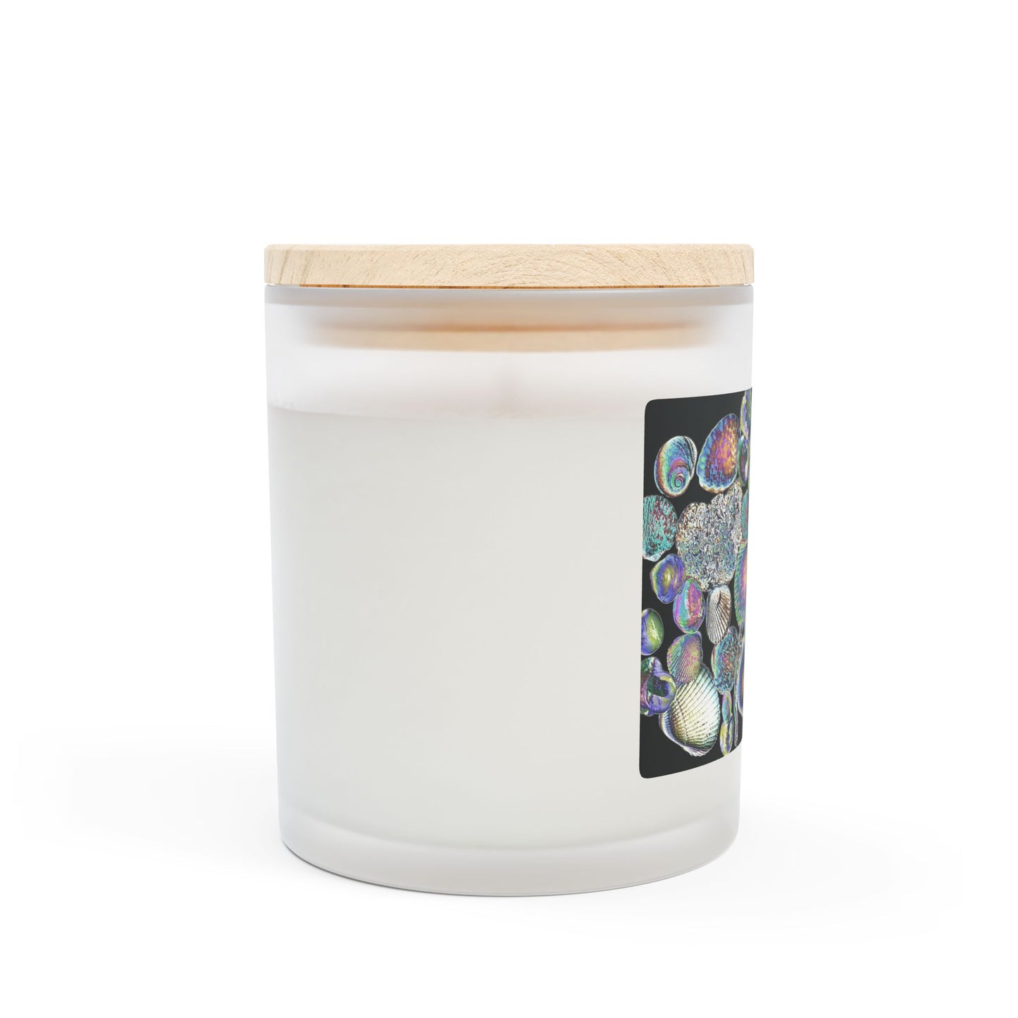 Frosted Glass Candle, 11oz - Heatwave Shell Collection