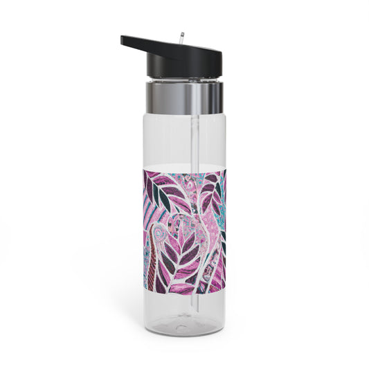 Tropical 20oz Tritan Sport Water Bottle -  Leakproof, Lightweight, BPA-Free / Amazon Whimsy, Pink