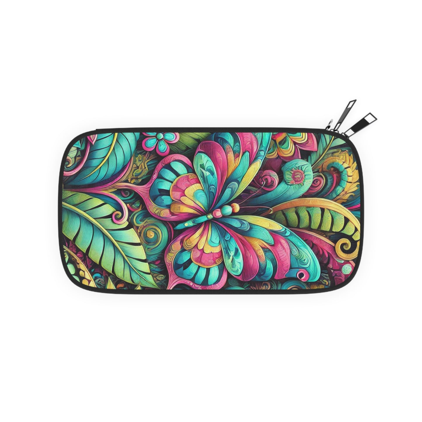 Passport Wallet – Perfect for Travelers & Adventurers / Rainforest Butterfly Pop
