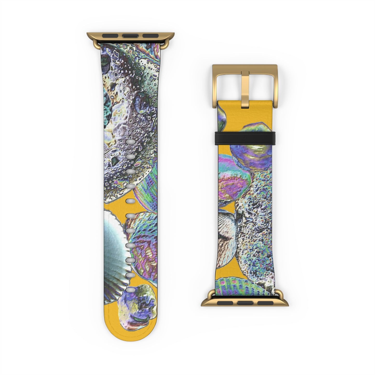 Apple Watch Band - Heatwave Seashell Collection, yellow