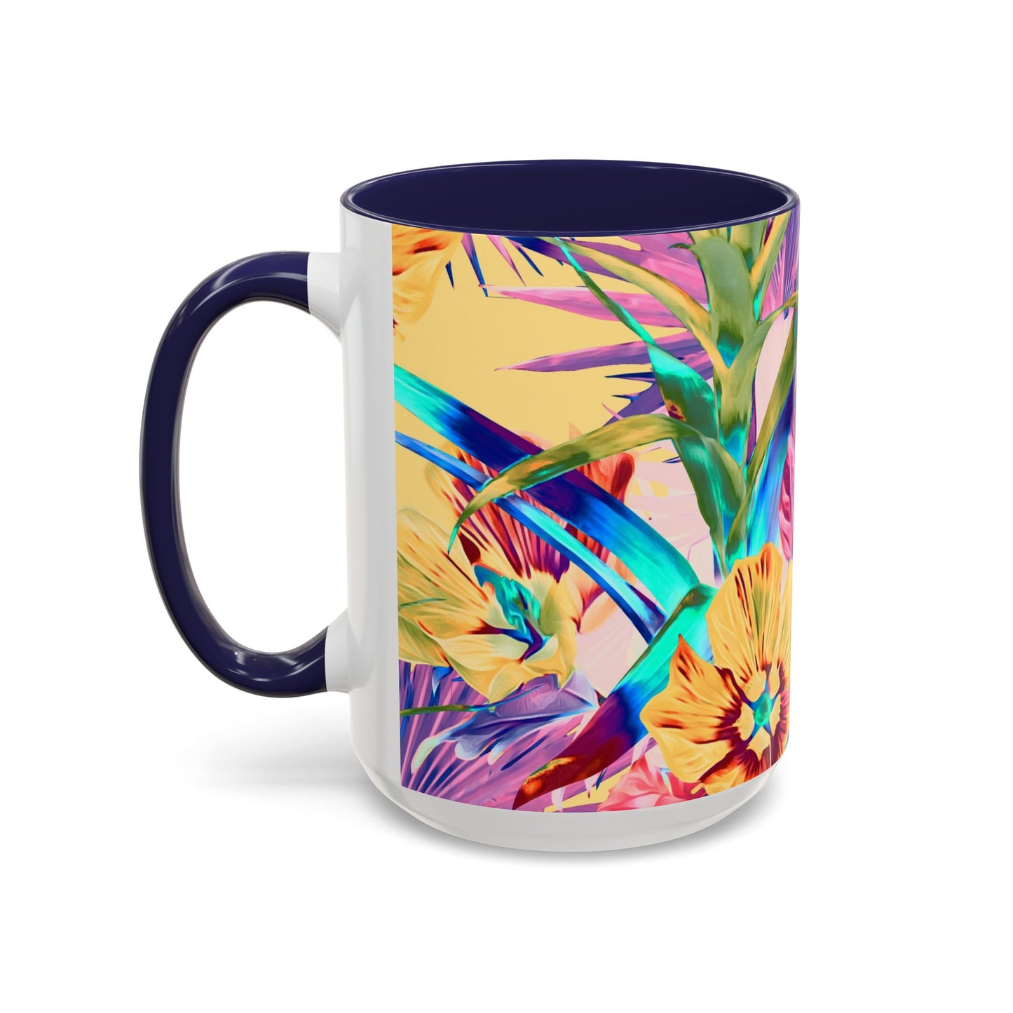 Accent Coffee Mug (11, 15oz), Plant Palooza, orange sherbet / Various Colors