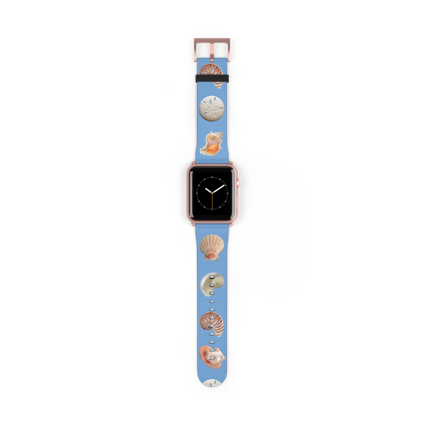 Apple Watch Band - Mixed REAL Seashells/Lt. Blue