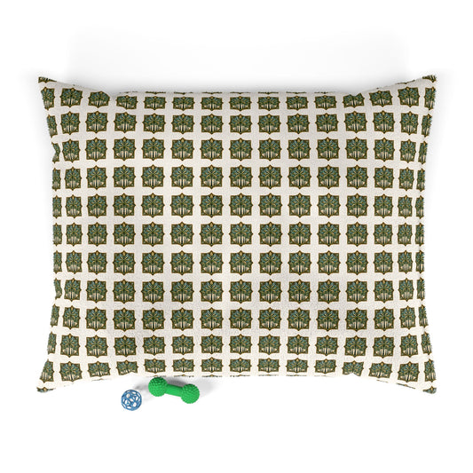 Pet Bed - Deco Palm Trees, Green