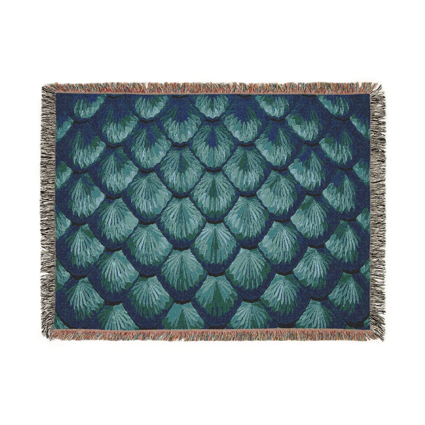 Pretty Mermaid Tail Woven Blanket for Cozy Living, 3 sizes